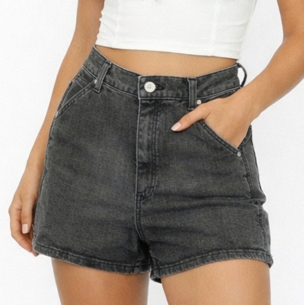 Riveted by LEE Denim 90's High-rise Carpenter Style Jean Shorts 10 Y2k